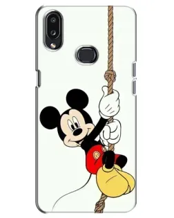 Чехол для Samsung Galaxy A10s (A107) с картинкой «Mickey на канате»
