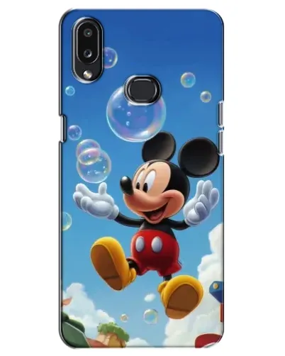 Чехол для Samsung Galaxy A10s (A107) с картинкой «Mickey и мыльные пузыри»