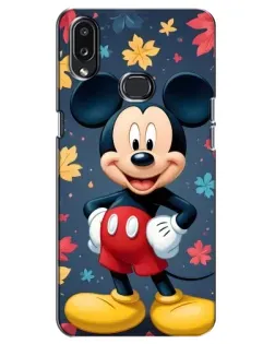 Чехол для Samsung Galaxy A10s (A107) с картинкой «Осенний Mickey Mouse»
