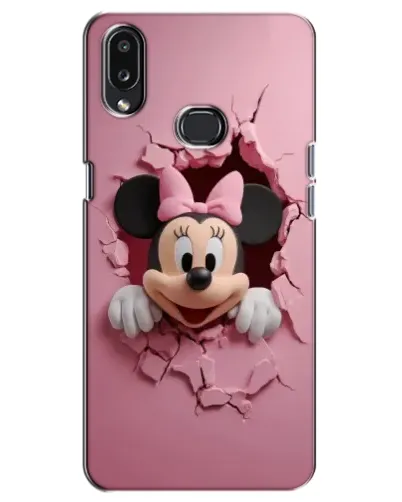 Чехол для Samsung Galaxy A10s (A107) с картинкой «Минни сквозь стену»