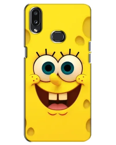 Чехол для Samsung Galaxy A10s (A107) с картинкой «Губка Боб улыбка»