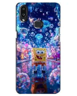 Чехол для Samsung Galaxy A10s (A107) с картинкой «Неоновый океан»
