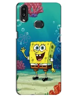 Чехол для Samsung Galaxy A10s (A107) с картинкой «Подводный привет»