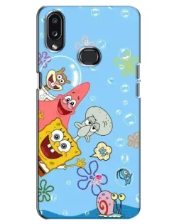 Чехол для Samsung Galaxy A10s (A107) с картинкой «Веселые пузырьки»