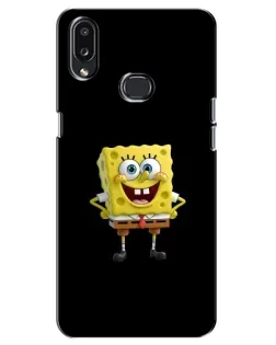Чехол для Samsung Galaxy A10s (A107) с картинкой «Классический Губка Боб»