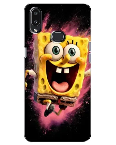 Чехол для Samsung Galaxy A10s (A107) с картинкой «Взрывной Спанч Боб»