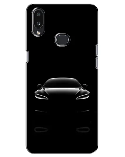 Чохол для Samsung Galaxy A10s (A107) з картинкою «Силует Tesla Night»