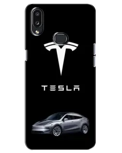 Чохол для Samsung Galaxy A10s (A107) з картинкою «Tesla Model Y»