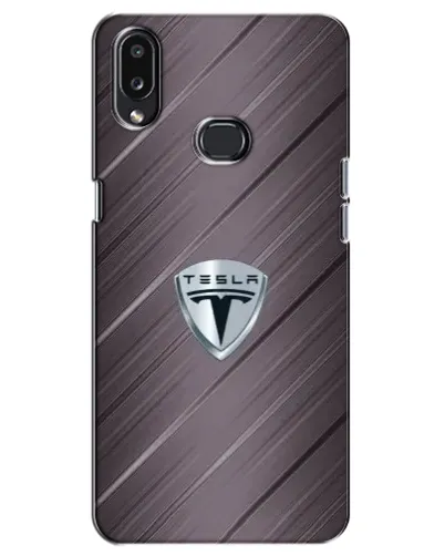 Чохол для Samsung Galaxy A10s (A107) з картинкою «Металева текстура Tesla»