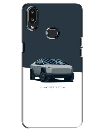 Чохол для Samsung Galaxy A10s (A107) з картинкою «Сріблястий Cybertruck Tesla»