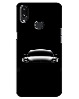 Чохол для Samsung Galaxy A10s (A107) з картинкою «Фари Tesla Night»