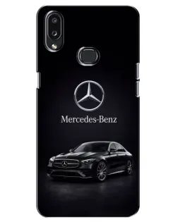Чехол для Samsung Galaxy A10s (A107) с картинкой «Mercedes — решетка радиатора»