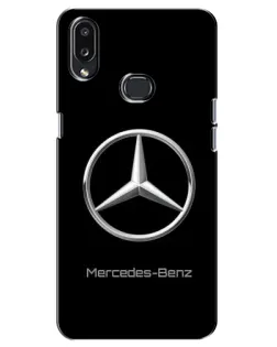 Чехол для Samsung Galaxy A10s (A107) с картинкой «Mercedes Silver Logo»