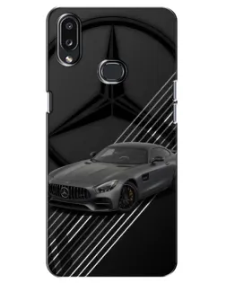 Чехол для Samsung Galaxy A10s (A107) с картинкой «Mercedes AMG — графика»