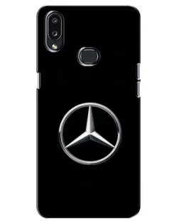 Чехол для Samsung Galaxy A10s (A107) с картинкой «Mercedes классический лого»