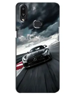 Чехол для Samsung Galaxy A10s (A107) с картинкой «Гоночный Mercedes AMG»