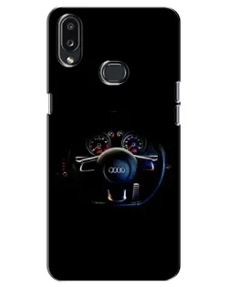 Чехол для Samsung Galaxy A10s (A107) с картинкой «Салон Audi — руль» Чехол для Samsung Galaxy A10s (A107) с картинкой «Салон Audi — руль»