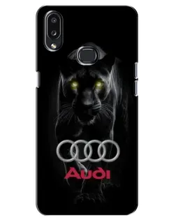 Чехол для Samsung Galaxy A10s (A107) с картинкой «Пантера и Audi»
