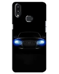 Чехол для Samsung Galaxy A10s (A107) с картинкой «Audi в неоне»