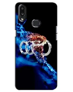 Чехол для Samsung Galaxy A10s (A107) с картинкой «Энергия лого Audi»