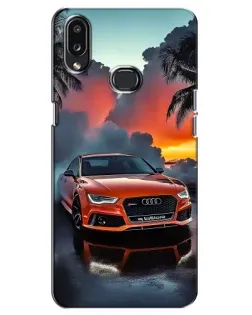 Чехол для Samsung Galaxy A10s (A107) с картинкой «Audi — закат»