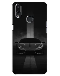 Чехол для Samsung Galaxy A10s (A107) с картинкой «Lamborghini симметрия дорог»
