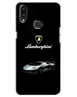 Чехол для Samsung Galaxy A10s (A107) с картинкой «Логотип Lamborghini классика»