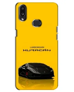 Чехол для Samsung Galaxy A10s (A107) с картинкой «Lamborghini Huracan черный»
