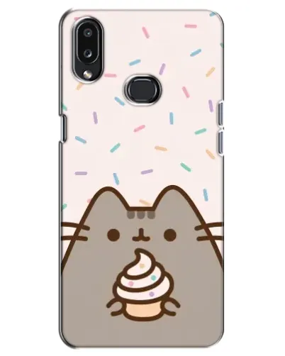 Чехол для Samsung Galaxy A10s (A107) с картинкой «Пушин с кексом»
