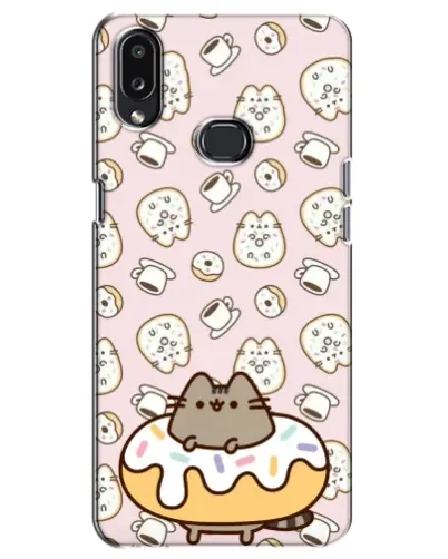 Чехол для Samsung Galaxy A10s (A107) с картинкой «Пушин на пончике»