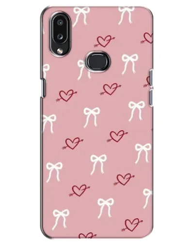 Чехол для Samsung Galaxy A10s (A107) с картинкой «Сердца и банты» Чехол для Samsung Galaxy A10s (A107) с картинкой «Сердца и банты»