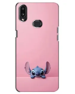 Чехол для Samsung Galaxy A10s (A107) с картинкой «Stitch выглядывает»