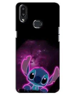Чехол для Samsung Galaxy A10s (A107) с картинкой «Неоновый Stitch»