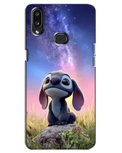 Чехол для Samsung Galaxy A10s (A107) с картинкой «Стич на рассвете»