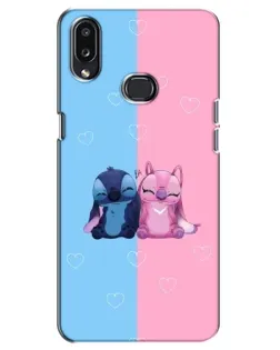 Чехол для Samsung Galaxy A10s (A107) с картинкой «Stitch и Angel Love»
