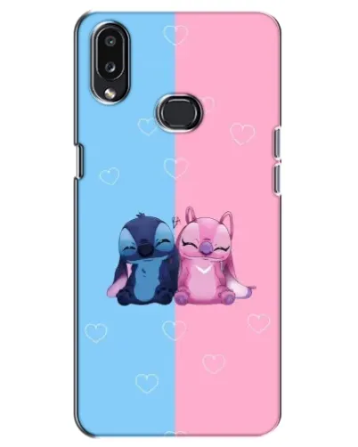Чехол для Samsung Galaxy A10s (A107) с картинкой «Stitch и Angel Love»