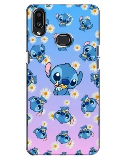 Чехол для Samsung Galaxy A10s (A107) с картинкой «Паттерн со Стичем»