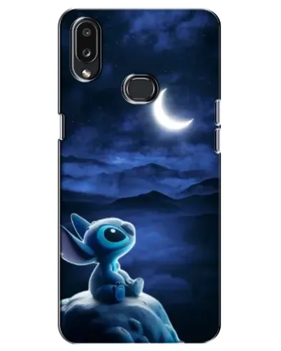 Чехол для Samsung Galaxy A10s (A107) с картинкой «Лунная ночь Стича»