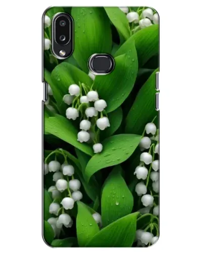 Чехол для Samsung Galaxy A10s (A107) с картинкой «Ландыши в зелени»