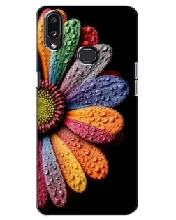 Чехол для Samsung Galaxy A10s (A107) с картинкой «Радужный цветок»
