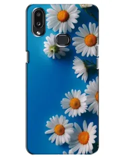 Чехол для Samsung Galaxy A10s (A107) с картинкой «Белоснежные маргаритки»