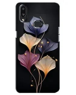Чехол для Samsung Galaxy A10s (A107) с картинкой «Лиловые цветы грации»