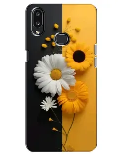 Чехол для Samsung Galaxy A10s (A107) с картинкой «Подсолнух и ромашка»