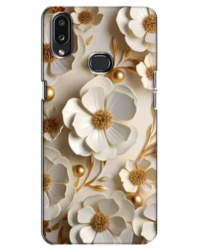 Чехол для Samsung Galaxy A10s (A107) с картинкой «Белие бумажние  цвети»