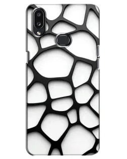 Чехол для Samsung Galaxy A10s (A107) с картинкой «Белая объемная сетка» Чехол для Samsung Galaxy A10s (A107) с картинкой «Белая объемная сетка»