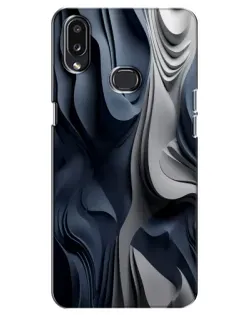 Чехол для Samsung Galaxy A10s (A107) с картинкой «Объемные синие складки» Чехол для Samsung Galaxy A10s (A107) с картинкой «Объемные синие складки»