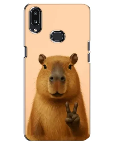 Чохол для Samsung Galaxy A10s (A107) з картинкою «Капібара вікторія»