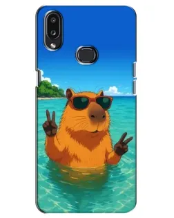 Чохол для Samsung Galaxy A10s (A107) з картинкою «Морська капібара»