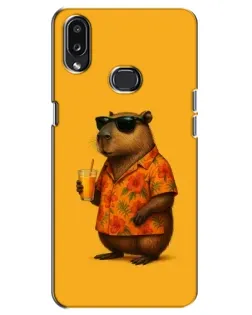 Чохол для Samsung Galaxy A10s (A107) з картинкою «Капібара на відпочинку»