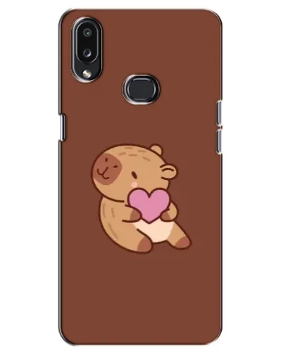 Чохол для Samsung Galaxy A10s (A107) з картинкою «Капібара з серцем»